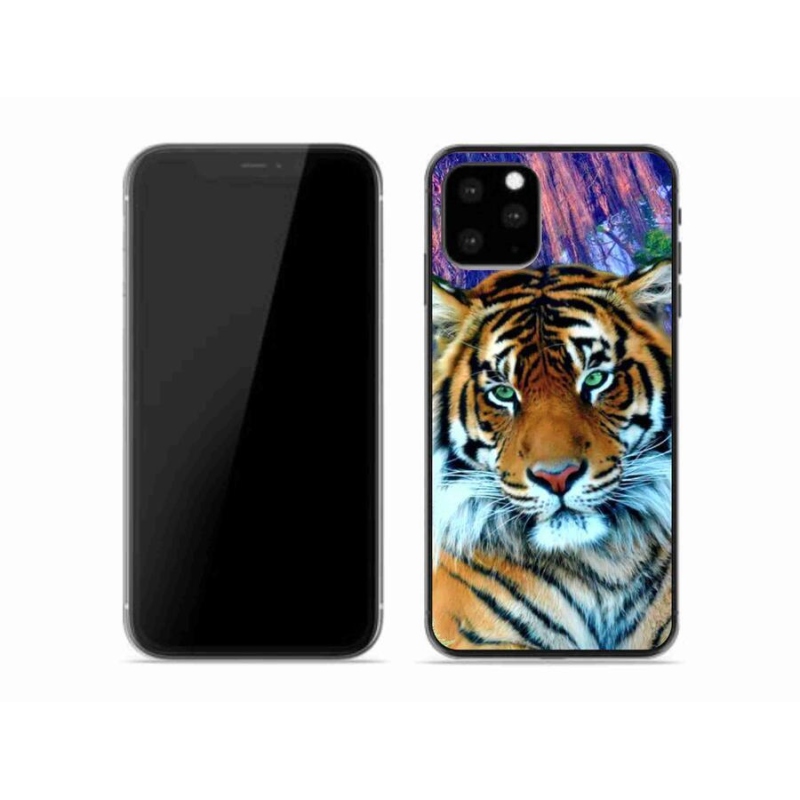 Gelový obal mmCase na mobil iPhone 11 Pro - tygr