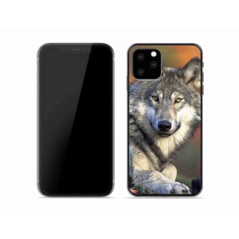 Gelový obal mmCase na mobil iPhone 11 Pro - vlk