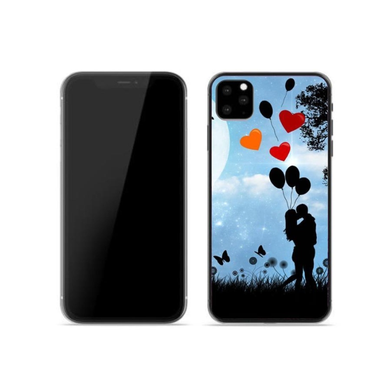 Gelový obal mmCase na mobil iPhone 11 Pro - zamilovaný pár