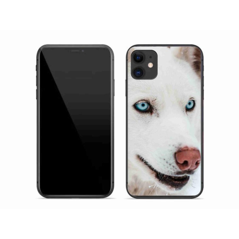 Gelový obal mmCase na mobil iPhone 11 - psí pohled