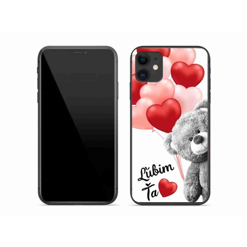 Gelový obal mmCase na mobil iPhone 11 - ľúbim ťa sk