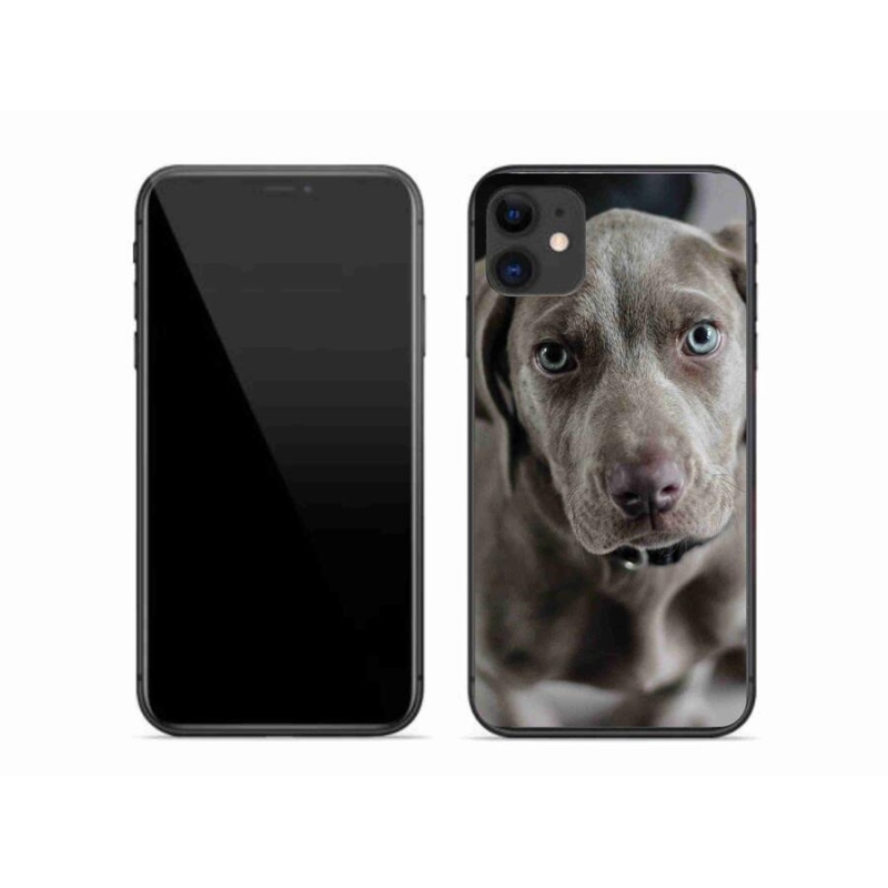 Gelový obal mmCase na mobil iPhone 11 - výmarský ohař