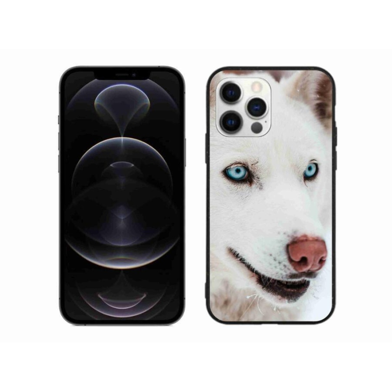Gelový obal mmCase na mobil iPhone 12 Pro Max - psí pohled