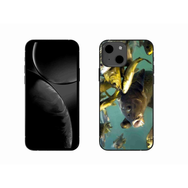 Gelový obal mmCase na mobil iPhone 13 6.1 - hejno ryb