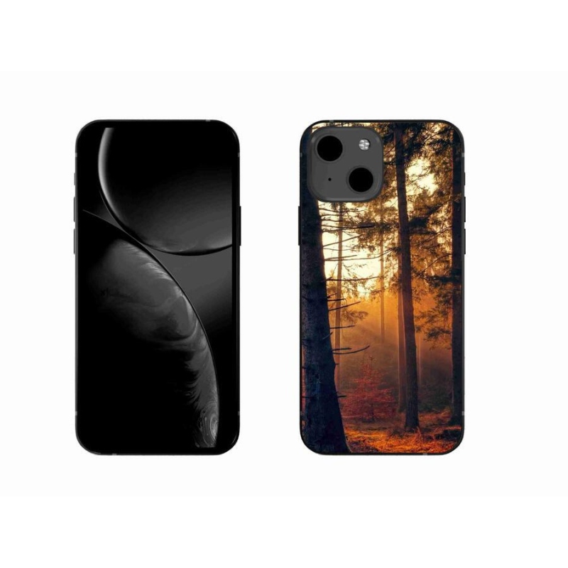 Gelový obal mmCase na mobil iPhone 13 6.1 - les