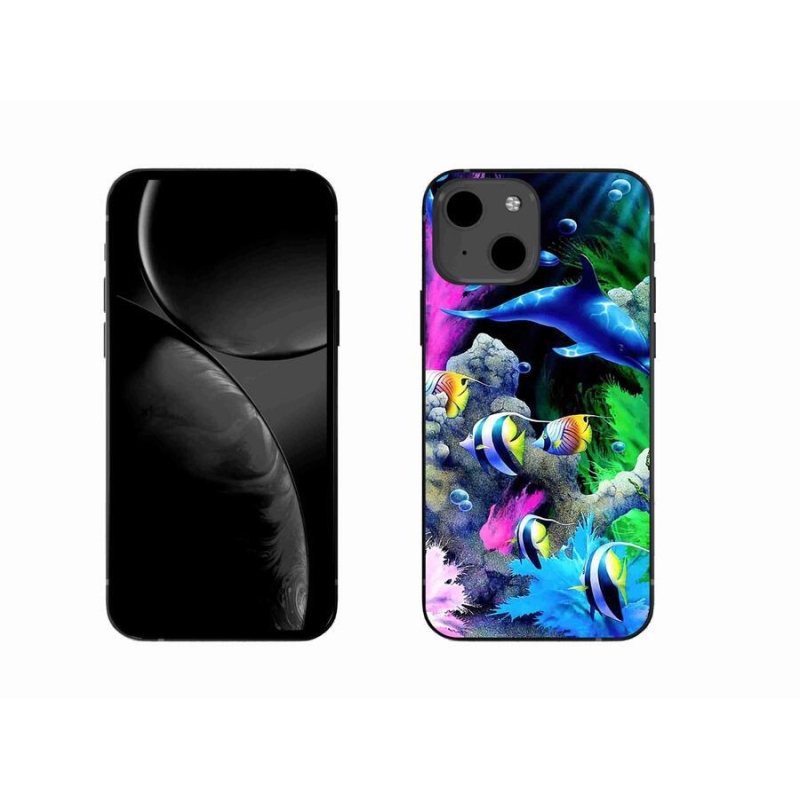 Gelový obal mmCase na mobil iPhone 13 6.1 - mořský svět