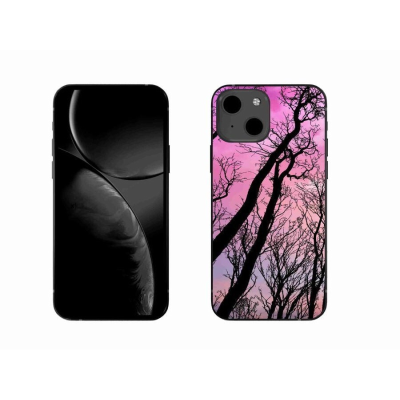 Gelový obal mmCase na mobil iPhone 13 6.1 - opadané stromy
