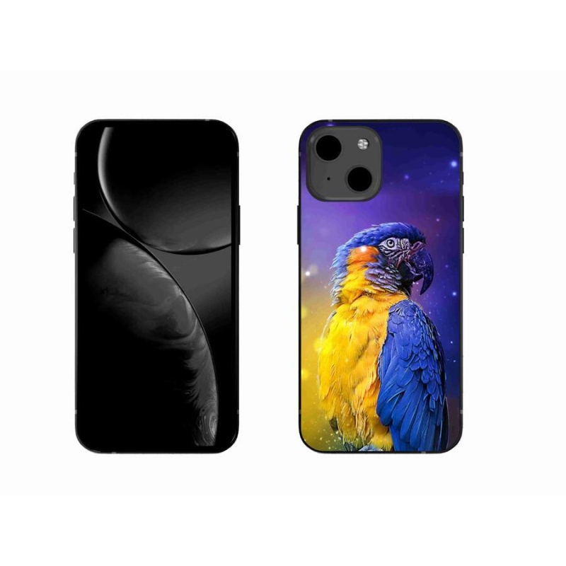 Gelový obal mmCase na mobil iPhone 13 6.1 - papoušek ara 1