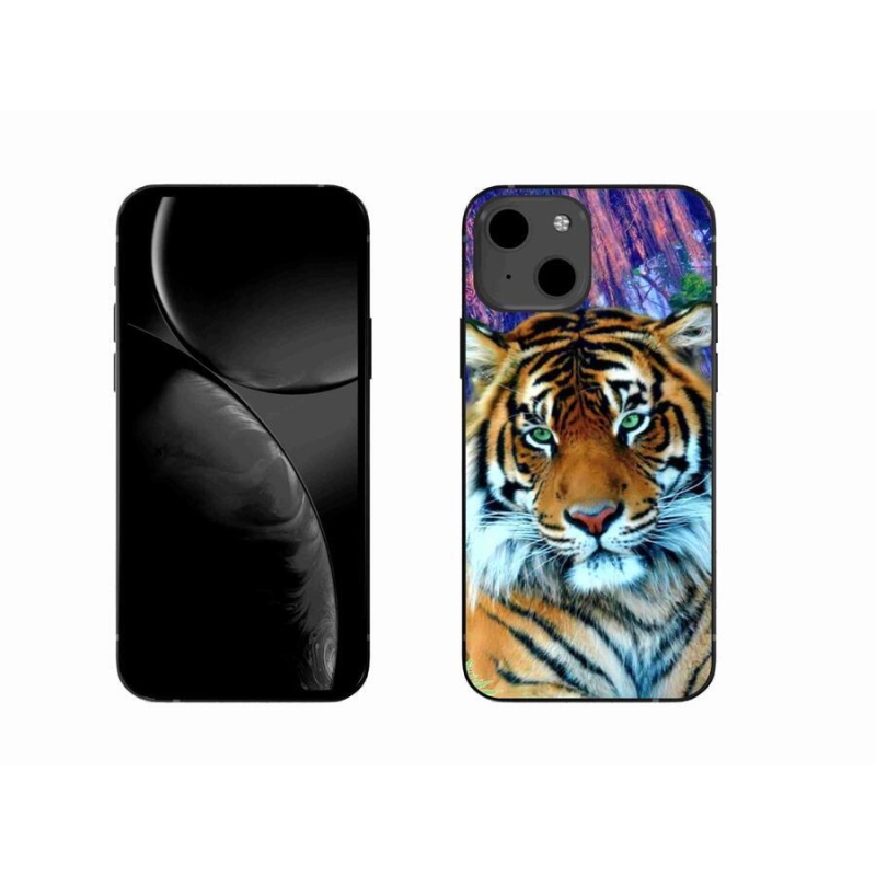 Gelový obal mmCase na mobil iPhone 13 6.1 - tygr