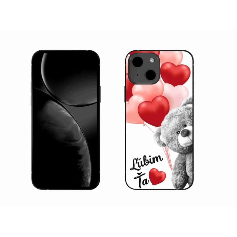 Gelový obal mmCase na mobil iPhone 13 6.1 - ľúbim ťa sk