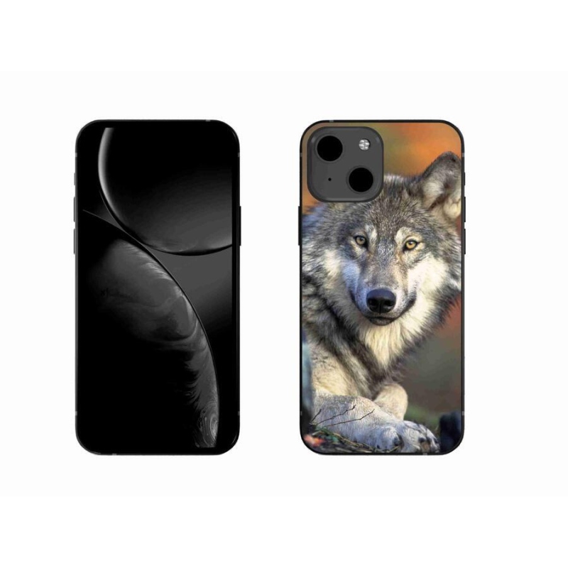 Gelový obal mmCase na mobil iPhone 13 6.1 - vlk