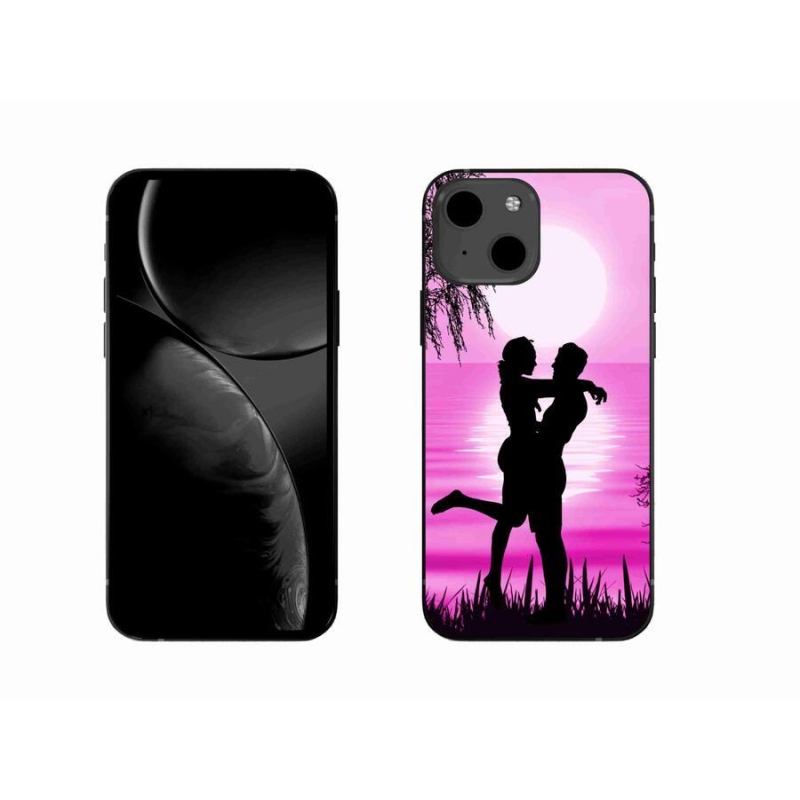 Gelový obal mmCase na mobil iPhone 13 6.1 - západ slunce