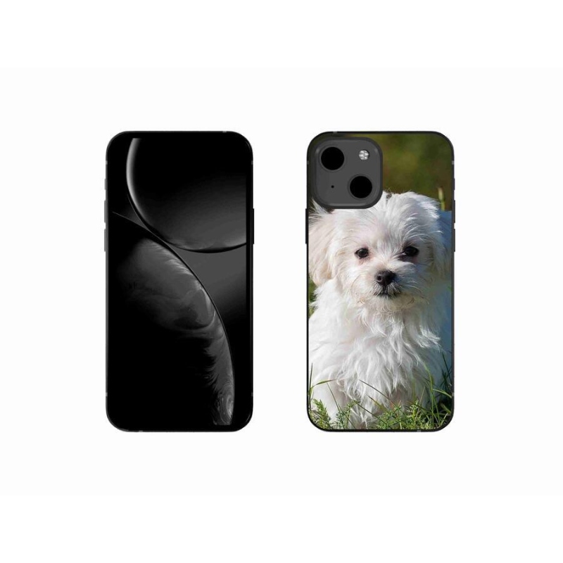 Gelový obal mmCase na mobil iPhone 13 mini 5.4 - bišonek