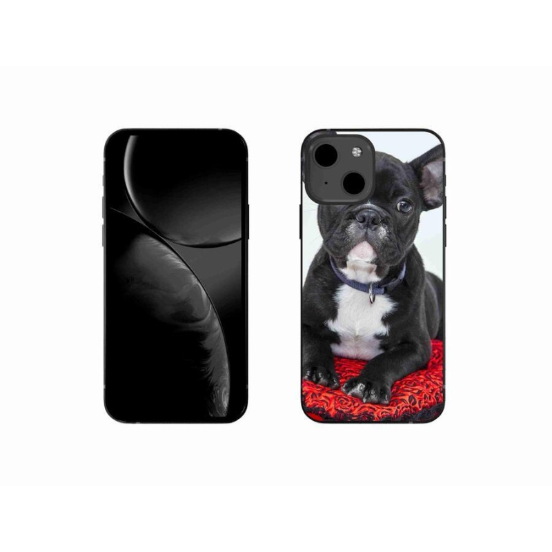 Gelový obal mmCase na mobil iPhone 13 mini 5.4 - buldok