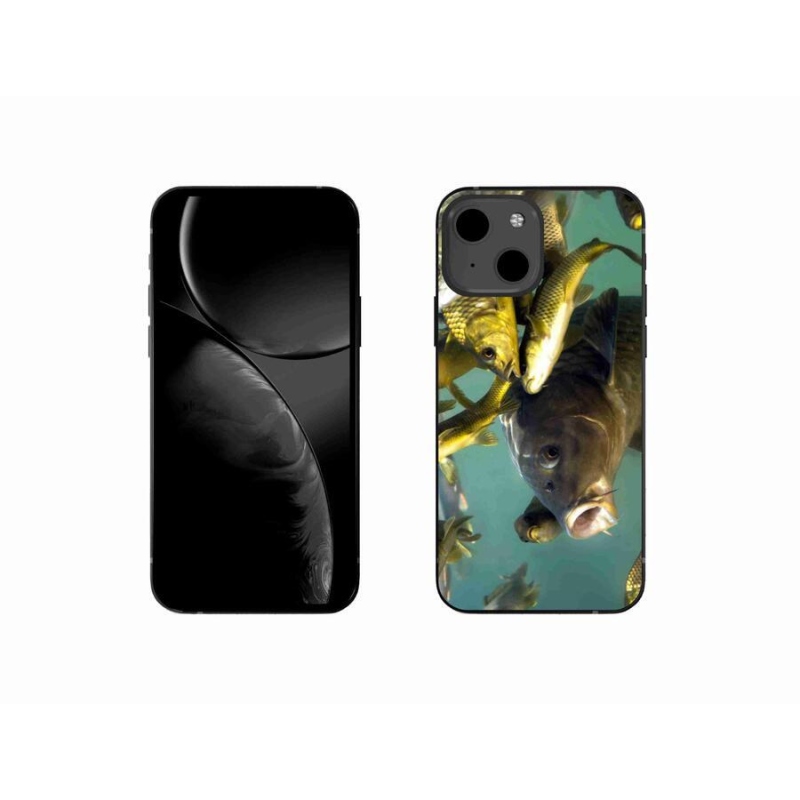 Gelový obal mmCase na mobil iPhone 13 mini 5.4 - hejno ryb