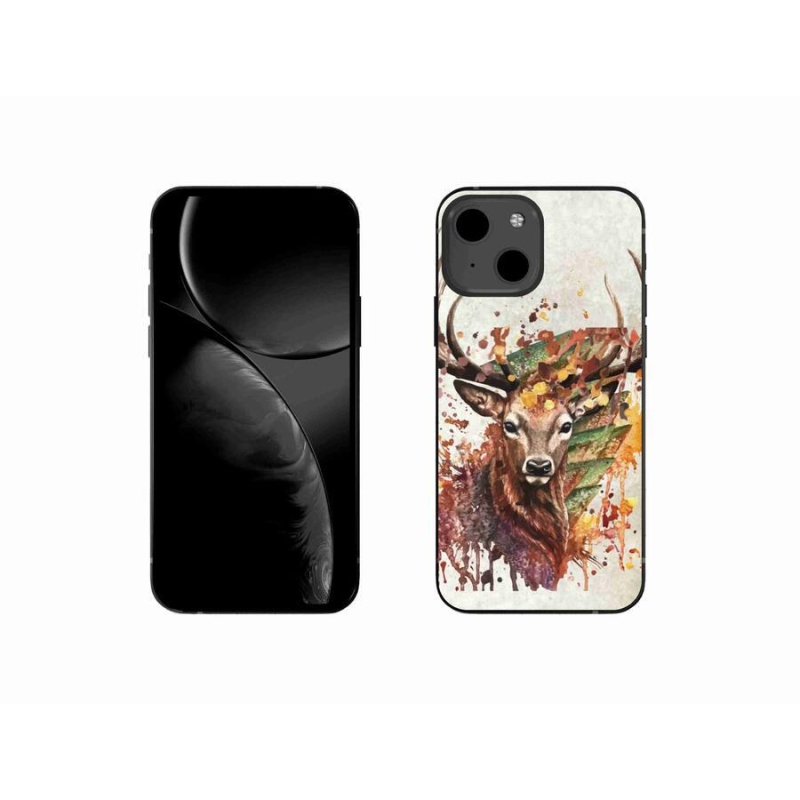 Gelový obal mmCase na mobil iPhone 13 mini 5.4 - jelen 1