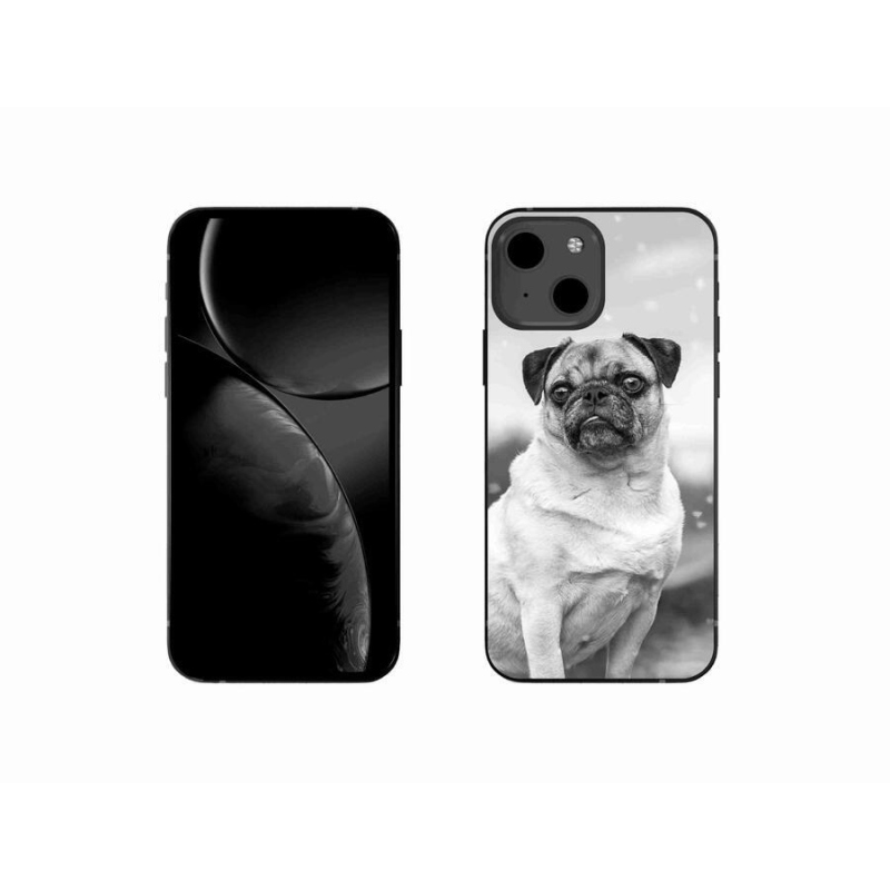 Gelový obal mmCase na mobil iPhone 13 mini 5.4 - mops
