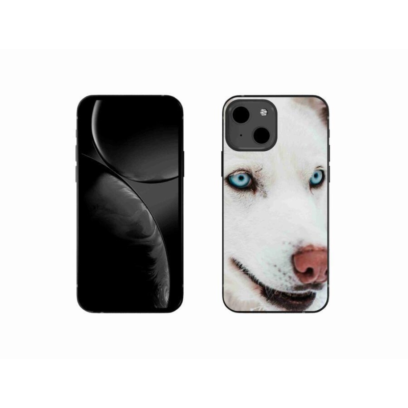 Gelový obal mmCase na mobil iPhone 13 mini 5.4 - psí pohled