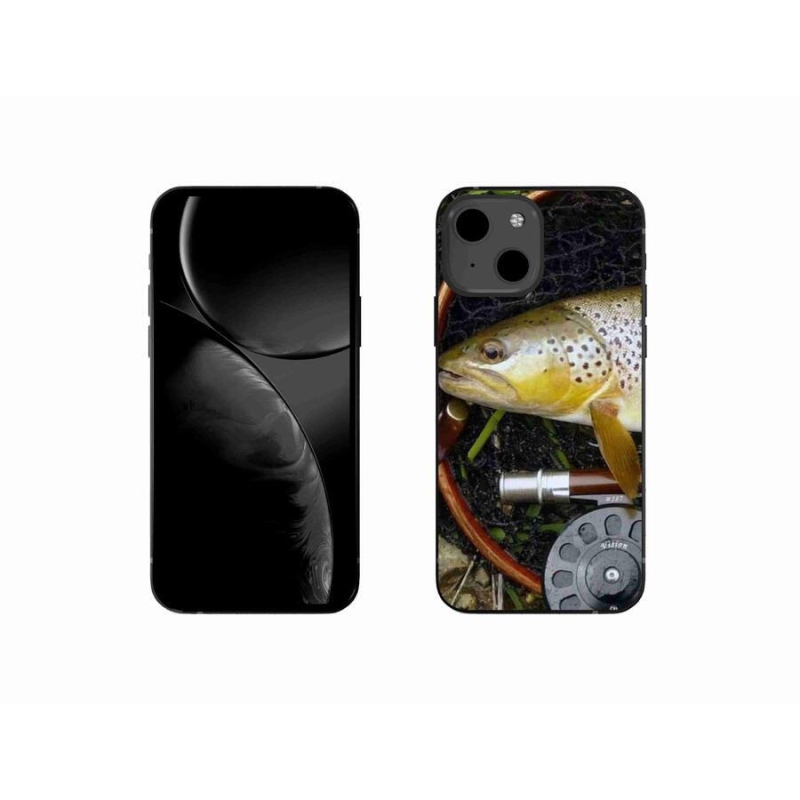 Gelový obal mmCase na mobil iPhone 13 mini 5.4 - pstruh 2