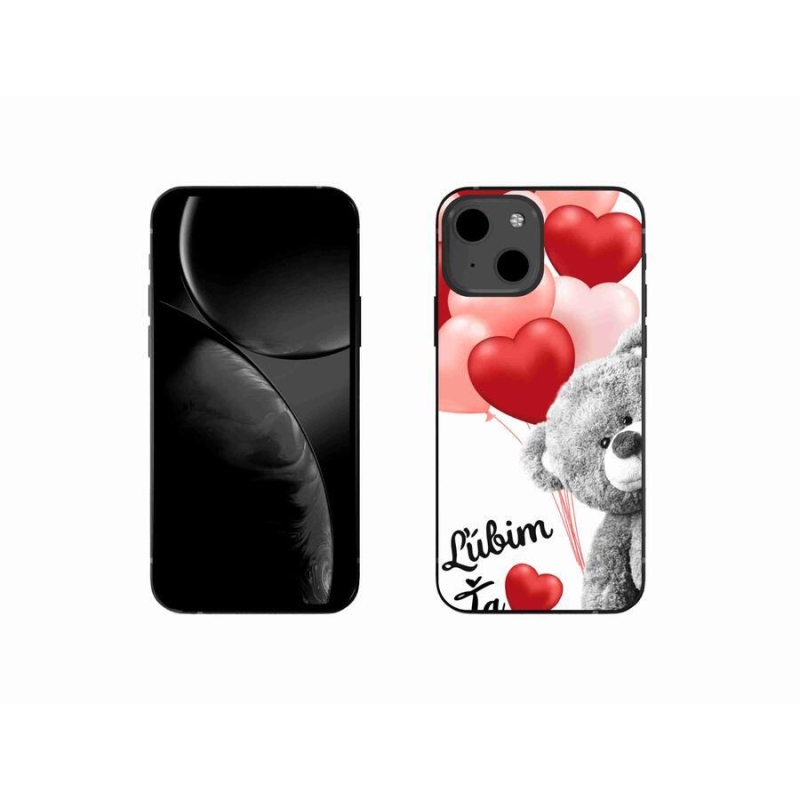 Gelový obal mmCase na mobil iPhone 13 mini 5.4 - ľúbim ťa sk