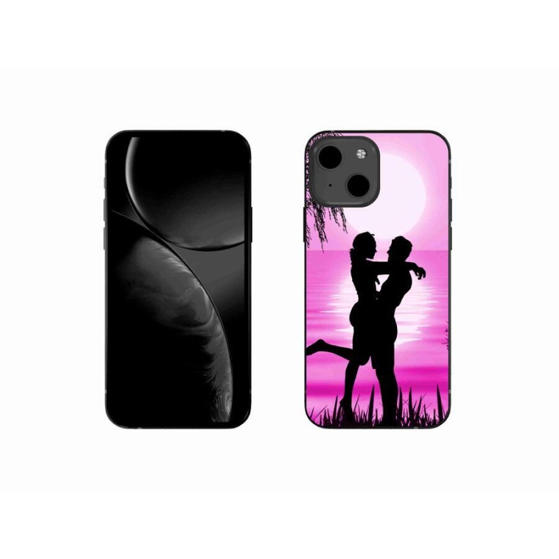 Gelový obal mmCase na mobil iPhone 13 mini 5.4 - západ slunce