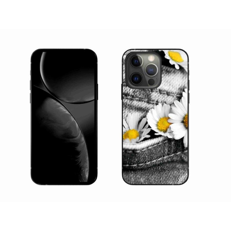 Gelový obal mmCase na mobil iPhone 13 Pro 6.1 - kopretiny