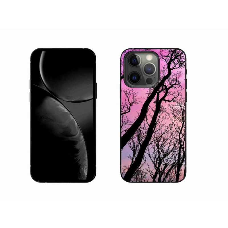 Gelový obal mmCase na mobil iPhone 13 Pro 6.1 - opadané stromy