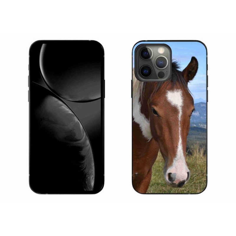 Gelový obal mmCase na mobil iPhone 13 Pro Max 6.7 - hnědý kůň
