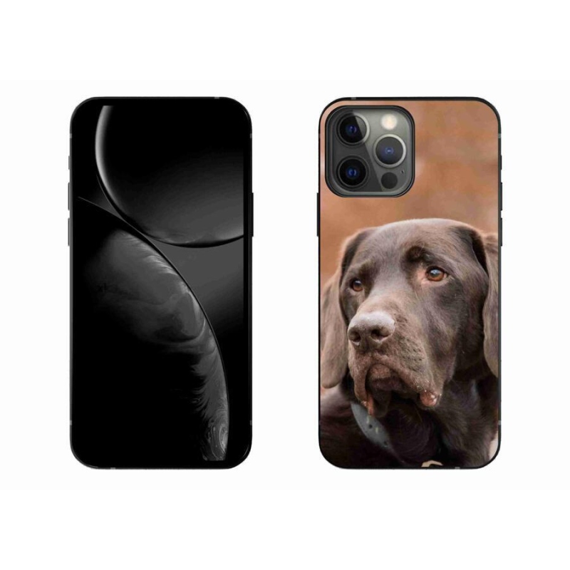 Gelový obal mmCase na mobil iPhone 13 Pro Max 6.7 - hnědý labrador