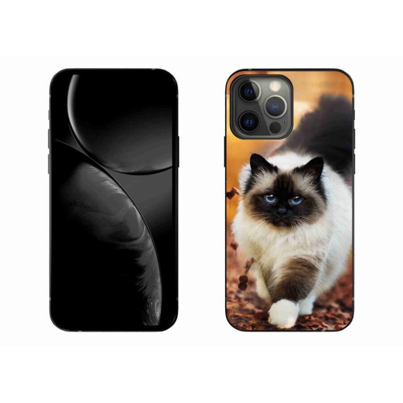 Gelový obal mmCase na mobil iPhone 13 Pro Max 6.7 - kočka 1