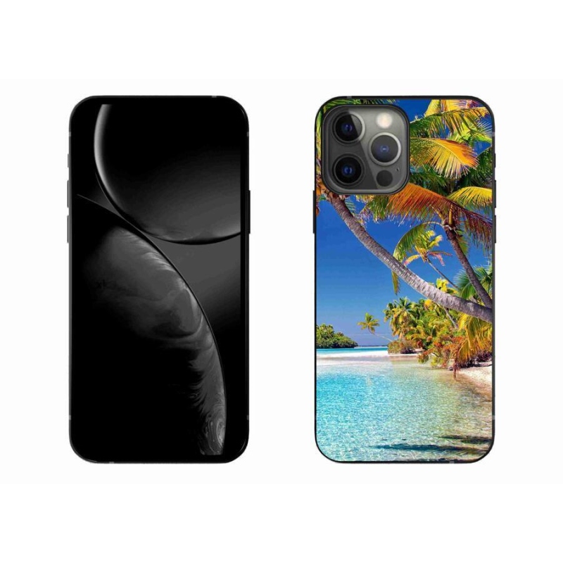 Gelový obal mmCase na mobil iPhone 13 Pro Max 6.7 - mořská pláž