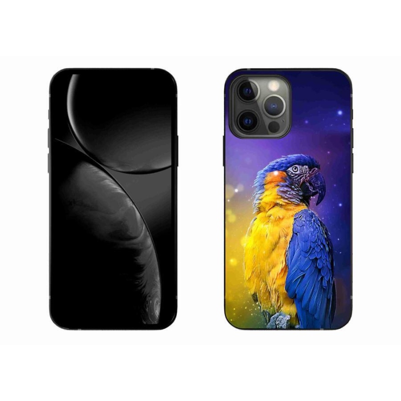 Gelový obal mmCase na mobil iPhone 13 Pro Max 6.7 - papoušek ara 1