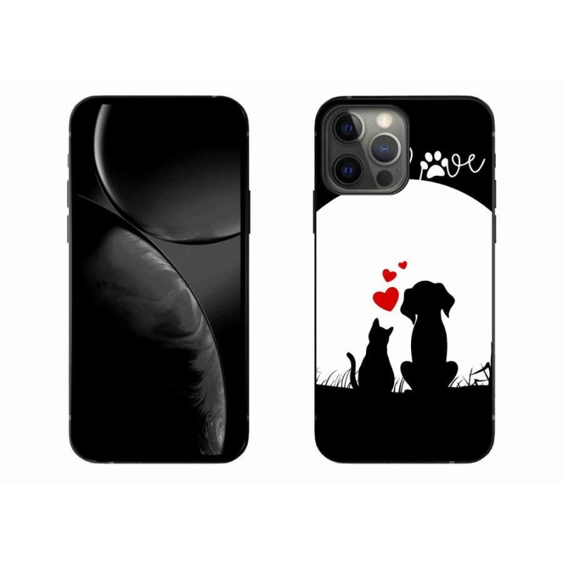 Gelový obal mmCase na mobil iPhone 13 Pro Max 6.7 - zvířecí láska