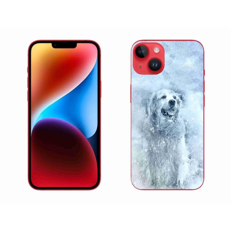 Gelový obal mmCase na mobil iPhone 14 Plus - retrívr