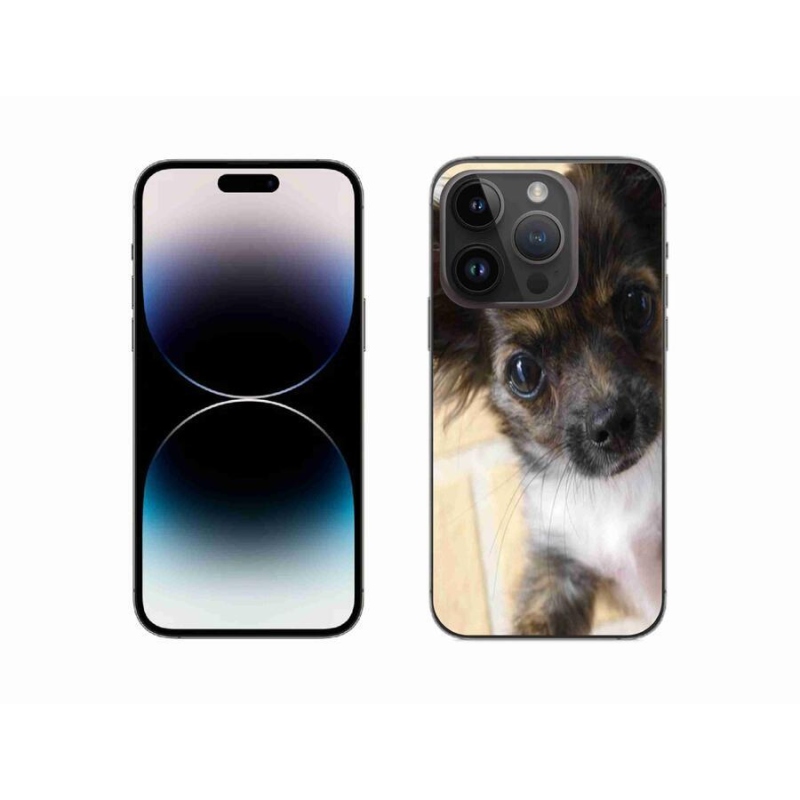 Gelový obal mmCase na mobil iPhone 14 Pro 6.1 - čivava 2