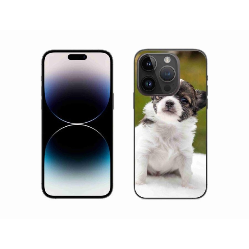 Gelový obal mmCase na mobil iPhone 14 Pro 6.1 - čivava 4