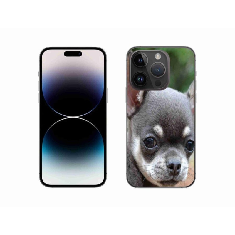 Gelový obal mmCase na mobil iPhone 14 Pro 6.1 - čivava