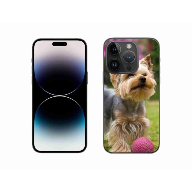 Gelový obal mmCase na mobil iPhone 14 Pro 6.1 - jorkšír 4