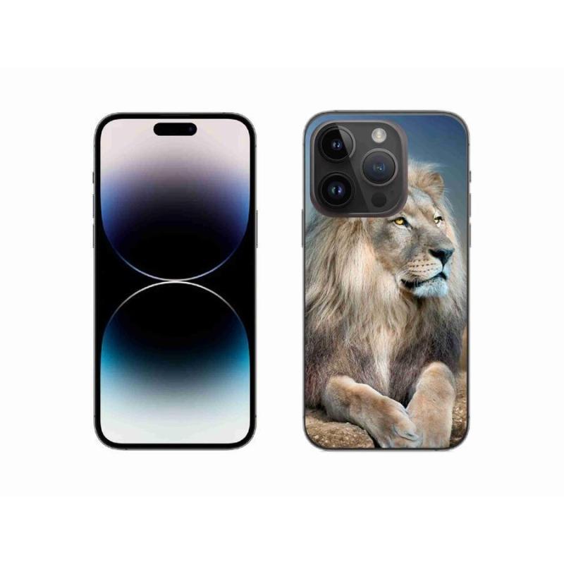 Gelový obal mmCase na mobil iPhone 14 Pro 6.1 - lev 1