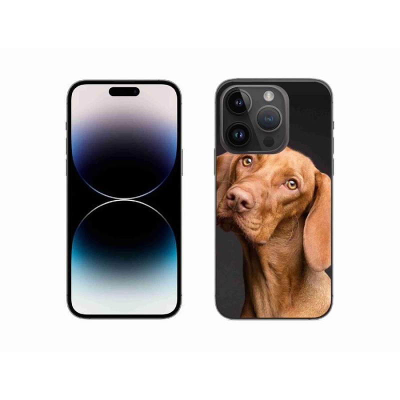 Gelový obal mmCase na mobil iPhone 14 Pro 6.1 - maďarský ohař