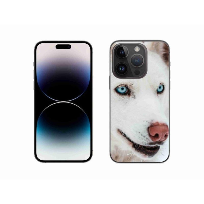 Gelový obal mmCase na mobil iPhone 14 Pro 6.1 - psí pohled