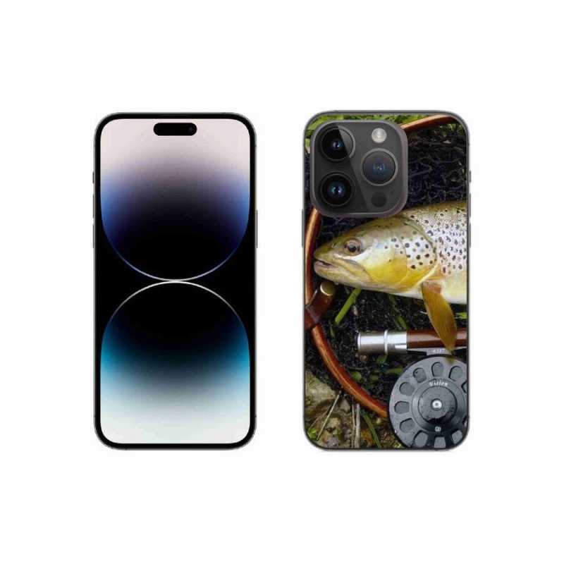 Gelový obal mmCase na mobil iPhone 14 Pro 6.1 - pstruh 2
