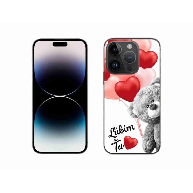 Gelový obal mmCase na mobil iPhone 14 Pro 6.1 - ľúbim ťa sk