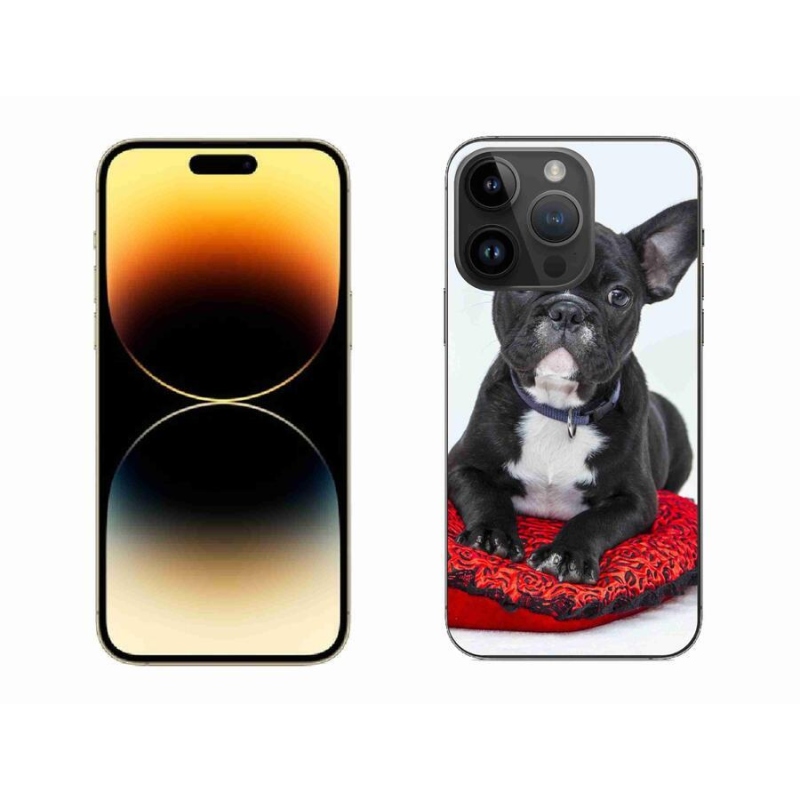 Gelový obal mmCase na mobil iPhone 14 Pro Max 6.7 - buldok