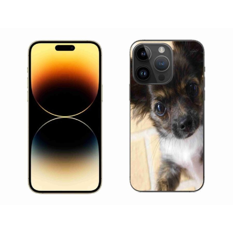 Gelový obal mmCase na mobil iPhone 14 Pro Max 6.7 - čivava 2