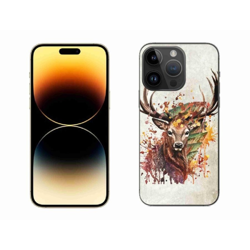Gelový obal mmCase na mobil iPhone 14 Pro Max 6.7 - jelen 1
