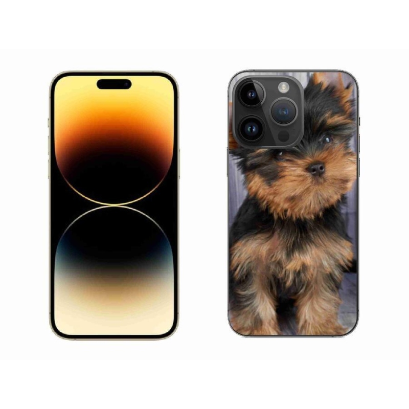 Gelový obal mmCase na mobil iPhone 14 Pro Max 6.7 - jorkšír 9