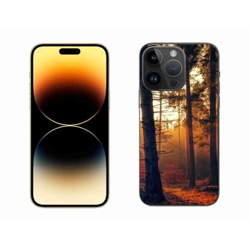 Gelový obal mmCase na mobil iPhone 14 Pro Max 6.7 - les