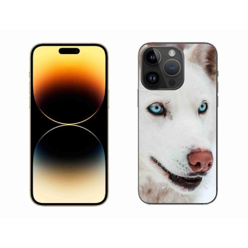 Gelový obal mmCase na mobil iPhone 14 Pro Max 6.7 - psí pohled