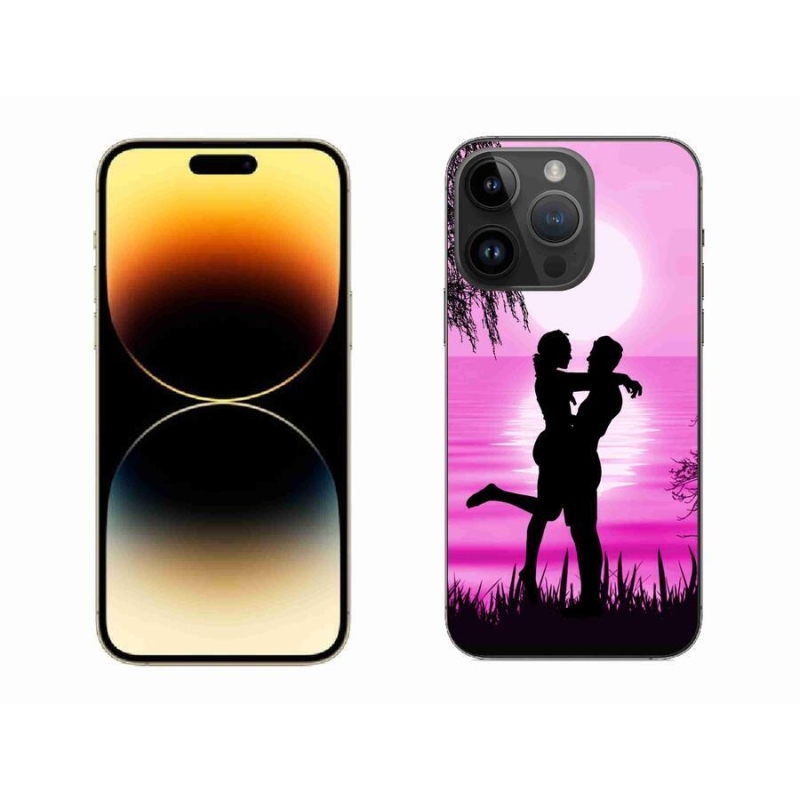Gelový obal mmCase na mobil iPhone 14 Pro Max 6.7 - západ slunce